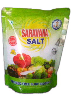 free flow iodised salt saravana salt